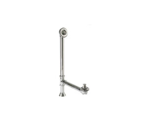 Clawfoot Style Bath Waste & Overflow with Lift & Turn Trim Kit (Brass Body)