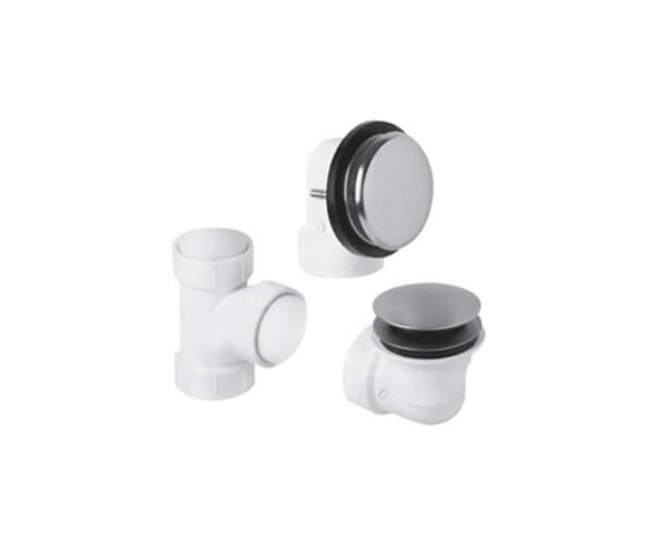 ABS Plumber's Half Kit with EZ Click® Trim (Designer Face Plate)