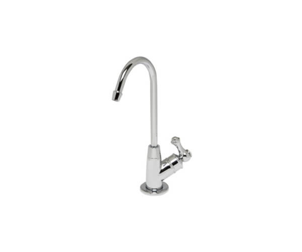 Point-of-Use Drinking Faucet with Round Tapered Base & Angled Side Handle