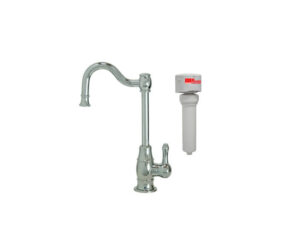 Point-of-Use Drinking Faucet with Traditional Double Curved Body & Curved Handle & Mountain Pure¨ Water Filtration System