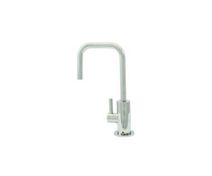 Hot Water Faucet with Contemporary Round Body & Handle (90° Spout)