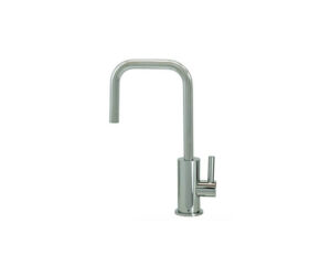 Point-of-Use Drinking Faucet with Contemporary Round Body & Handle (90° Spout)