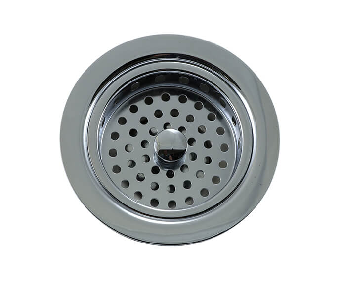 Unlacquered Brass Sink Strainer and Stopper, for Kitchen and