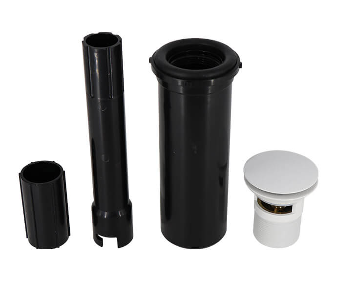 Mountain Plumbing BDR20S35-2 1-1/2 Tubular Abs Cable Operated Bath Waste &  Overflow Drain With Flexible Overflow Neck