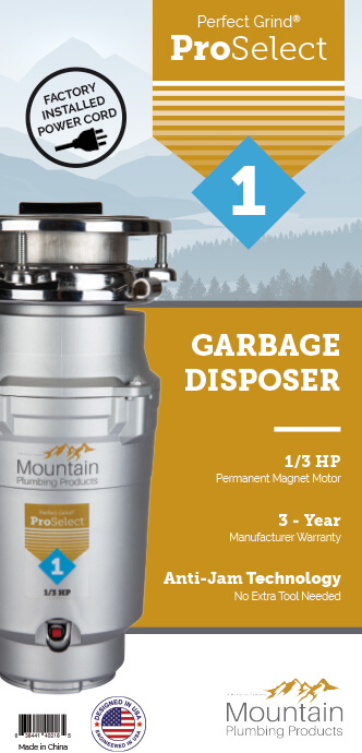 Pro Select Disposer - Mountain Plumbing Products