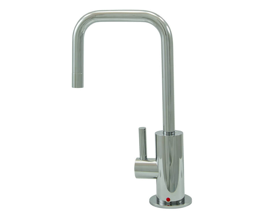 Hot & Cold Water Faucet with Contemporary Round Body & Handles & Little  Gourmet® Premium Hot Water Tank - Mountain Plumbing Products