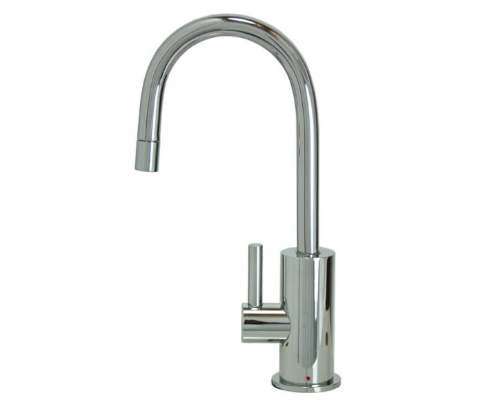 Hot Water Faucet with Traditional Curved Body & Curved Handle & Little