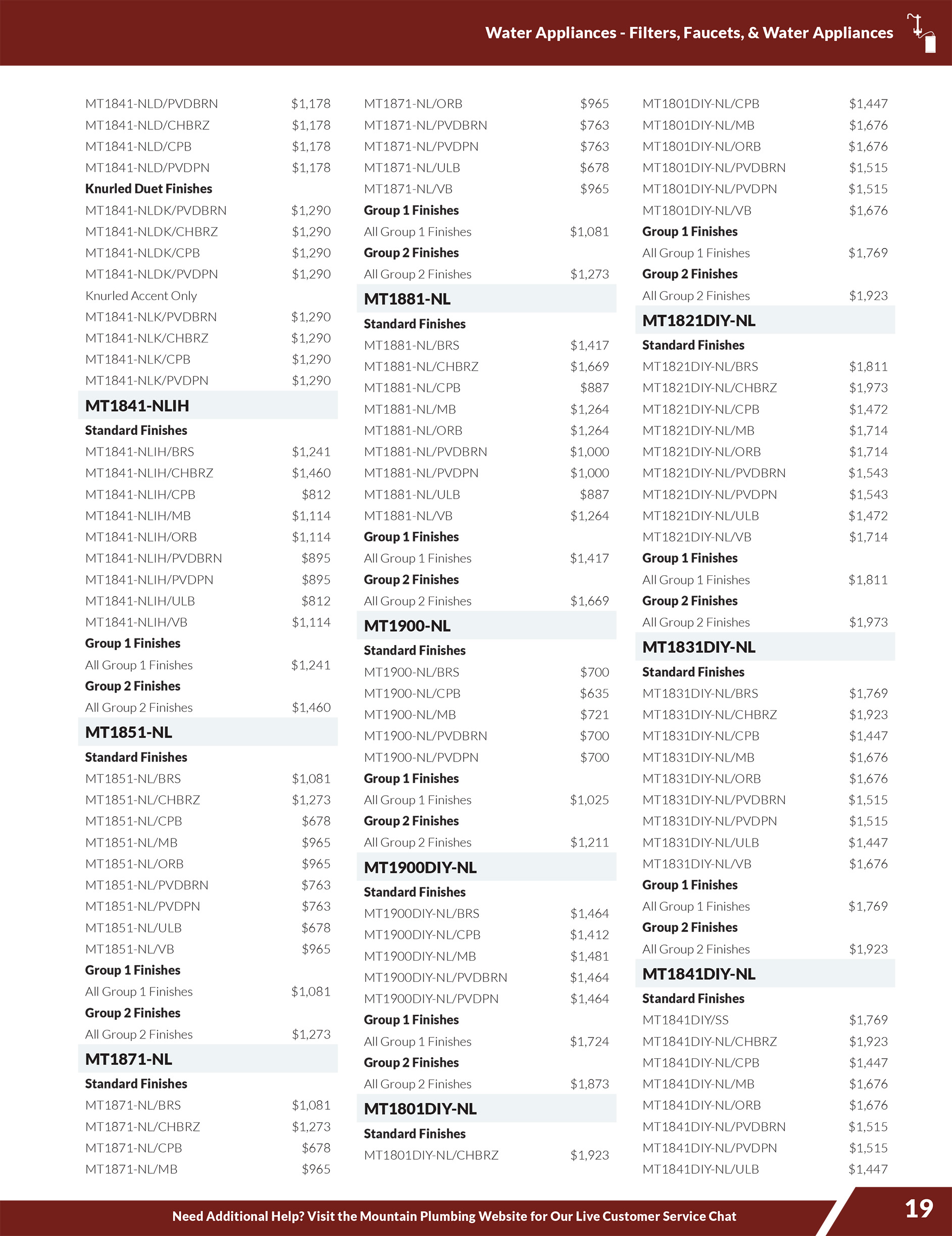 MPP 2026 Pricing Supplement - Filters Faucets Water Appliances -- PAGE4