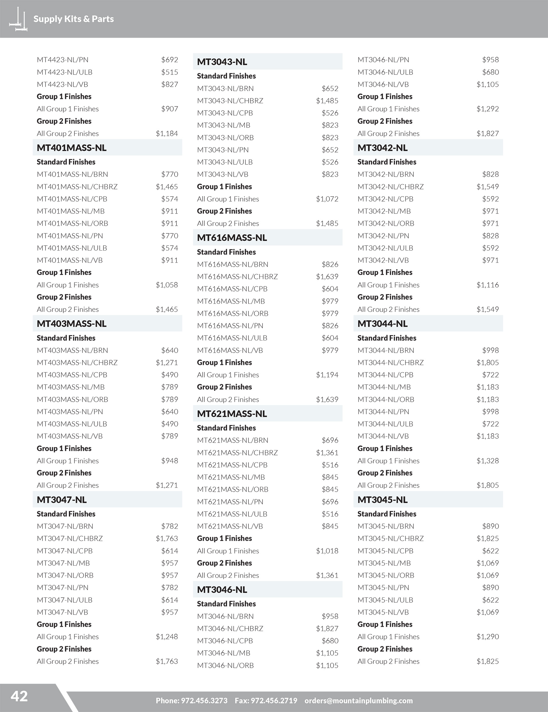 MPP 2026 Pricing Supplement - Supply Kits Parts -- PAGE7