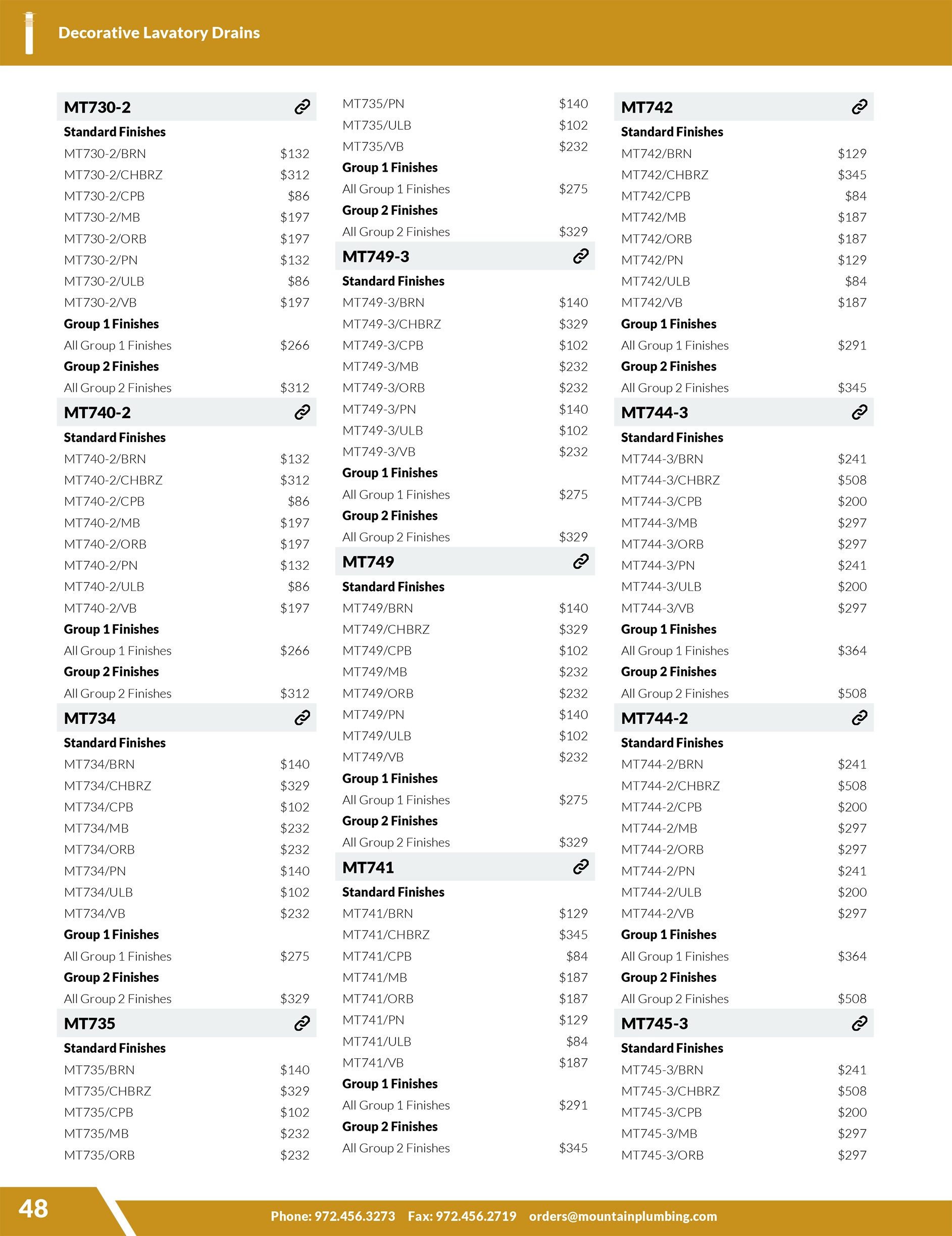 MPP-2026-Pricing-Supplement-Decorative-Lavatory-Drains-PAGE1-6-1-2026